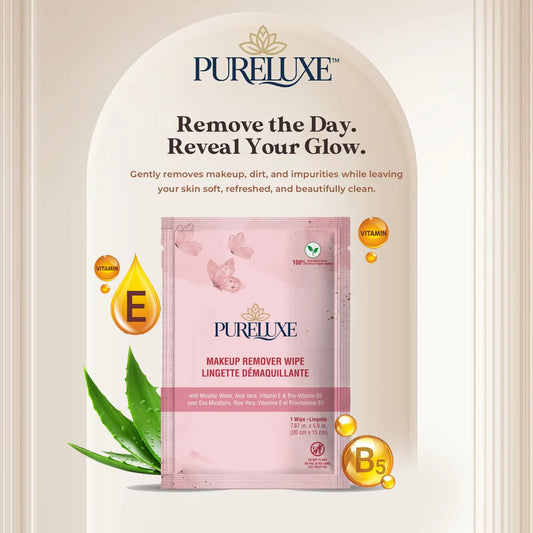 PureLuxe Makeup Remover Wipes