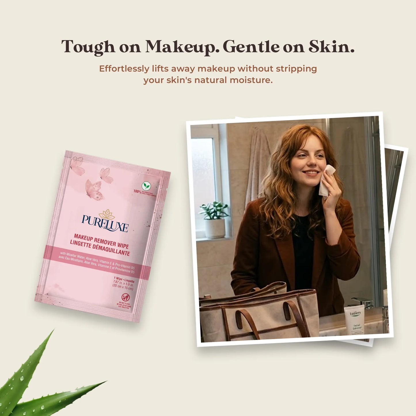PureLuxe Makeup Remover Wipes